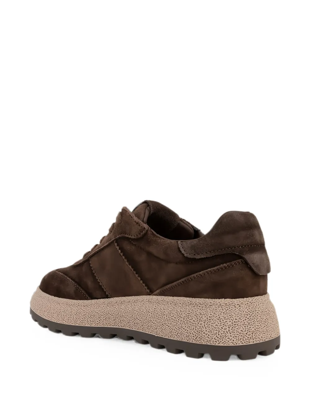 LINDA BAUMANN suede platform sneakers Bruin