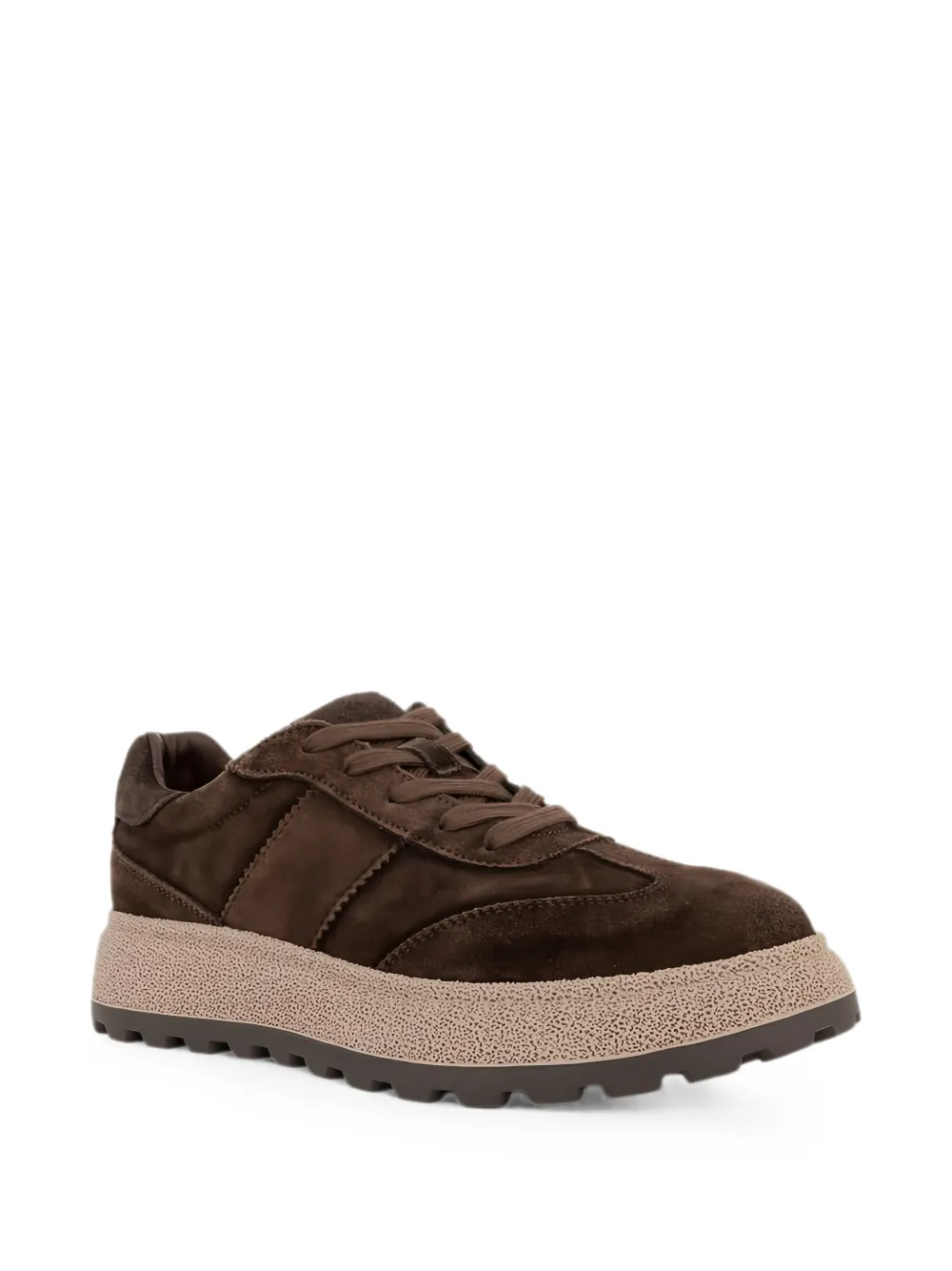 LINDA BAUMANN suede platform sneakers Bruin