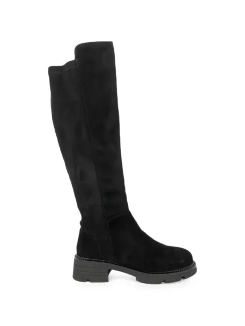 LINDA BAUMANN knee-high lug-sole boots