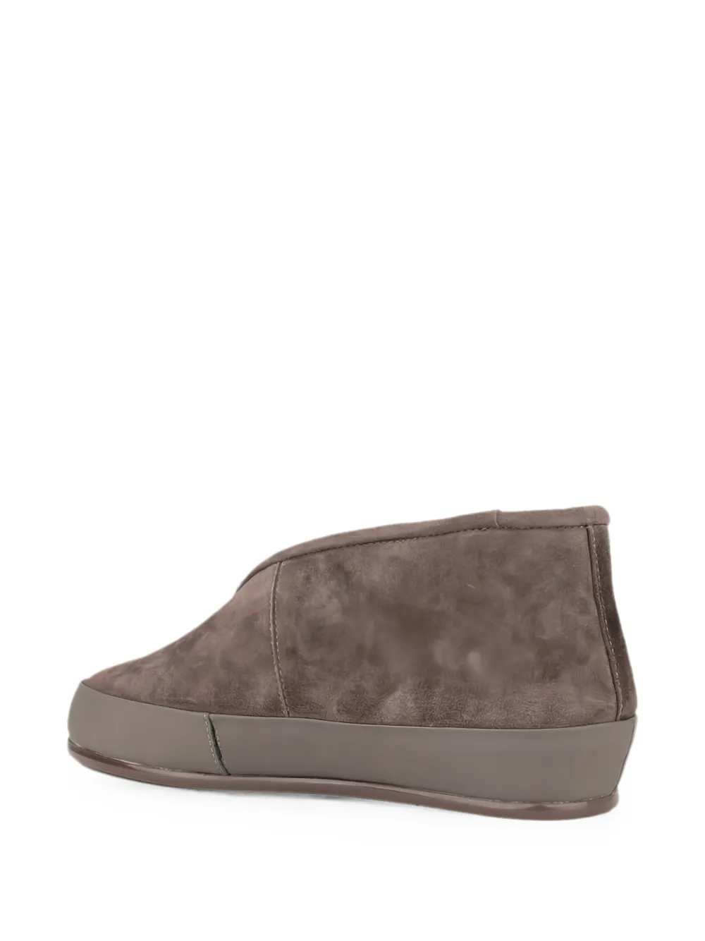 LINDA BAUMANN suede slip-on sneakers Bruin
