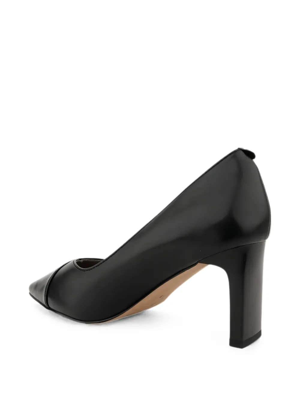 LINDA BAUMANN pointed-toe block-heel pumps Zwart