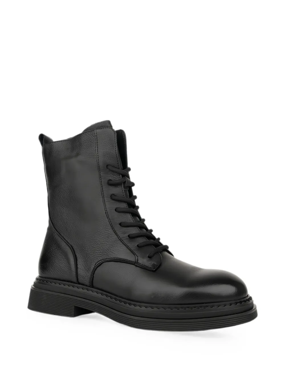 LINDA BAUMANN lace-up ankle boots Zwart