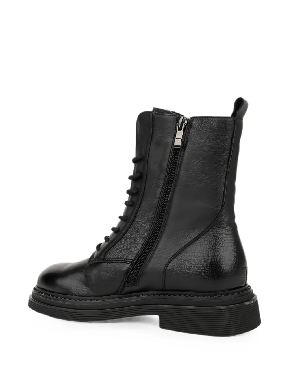 LINDA BAUMANN lace-up ankle boots Zwart