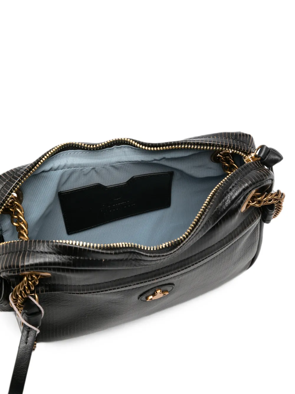 Vivienne Westwood Medium Dolce shopper met kettingband en Orb-plakkaat Zwart