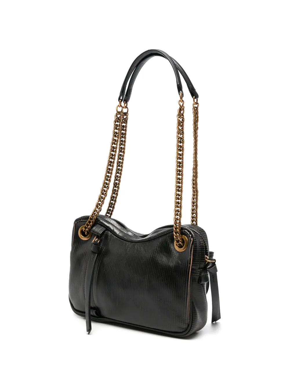Vivienne Westwood Medium Dolce shopper met kettingband en Orb-plakkaat Zwart