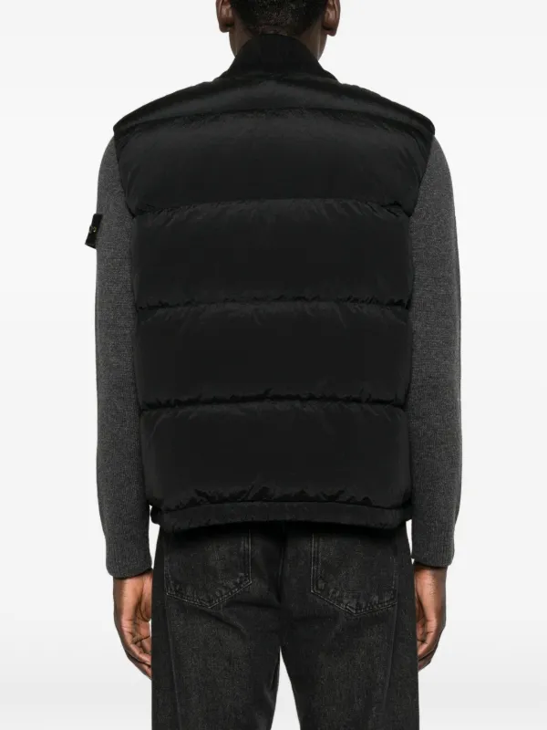Stone Island G100008 ECONYL® ダウンベスト | ブラック | FARFETCH JP