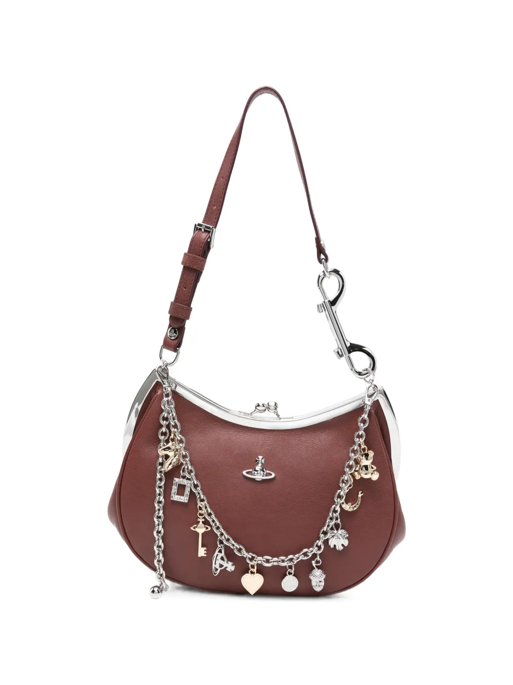 Vivienne Westwood charm-embellished tote bag - Rosso