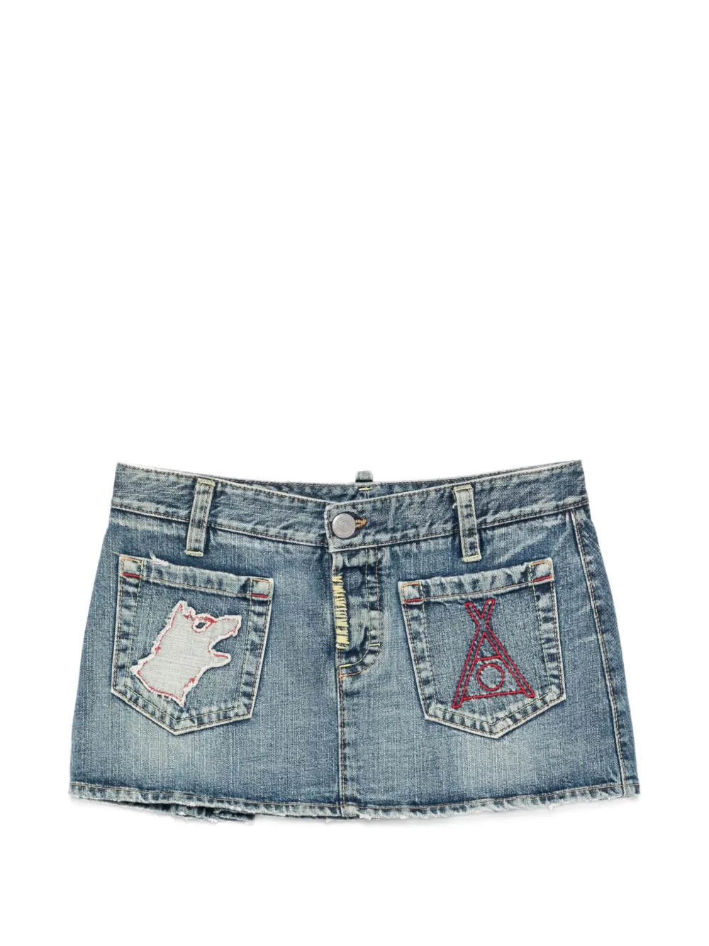 DSQUARED2 2000s Jeans-Minirock - Blau