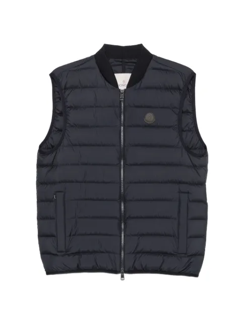Moncler quilted logo-patch gilet