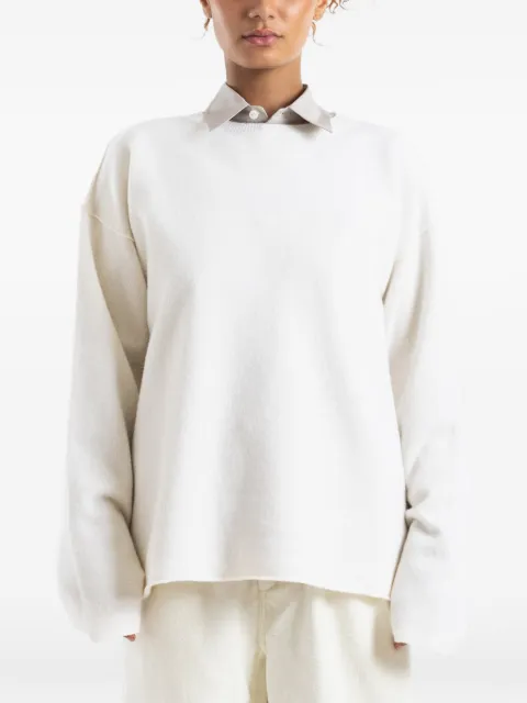 Sofie D'hoore crew-neck drop-shoulder wool sweater