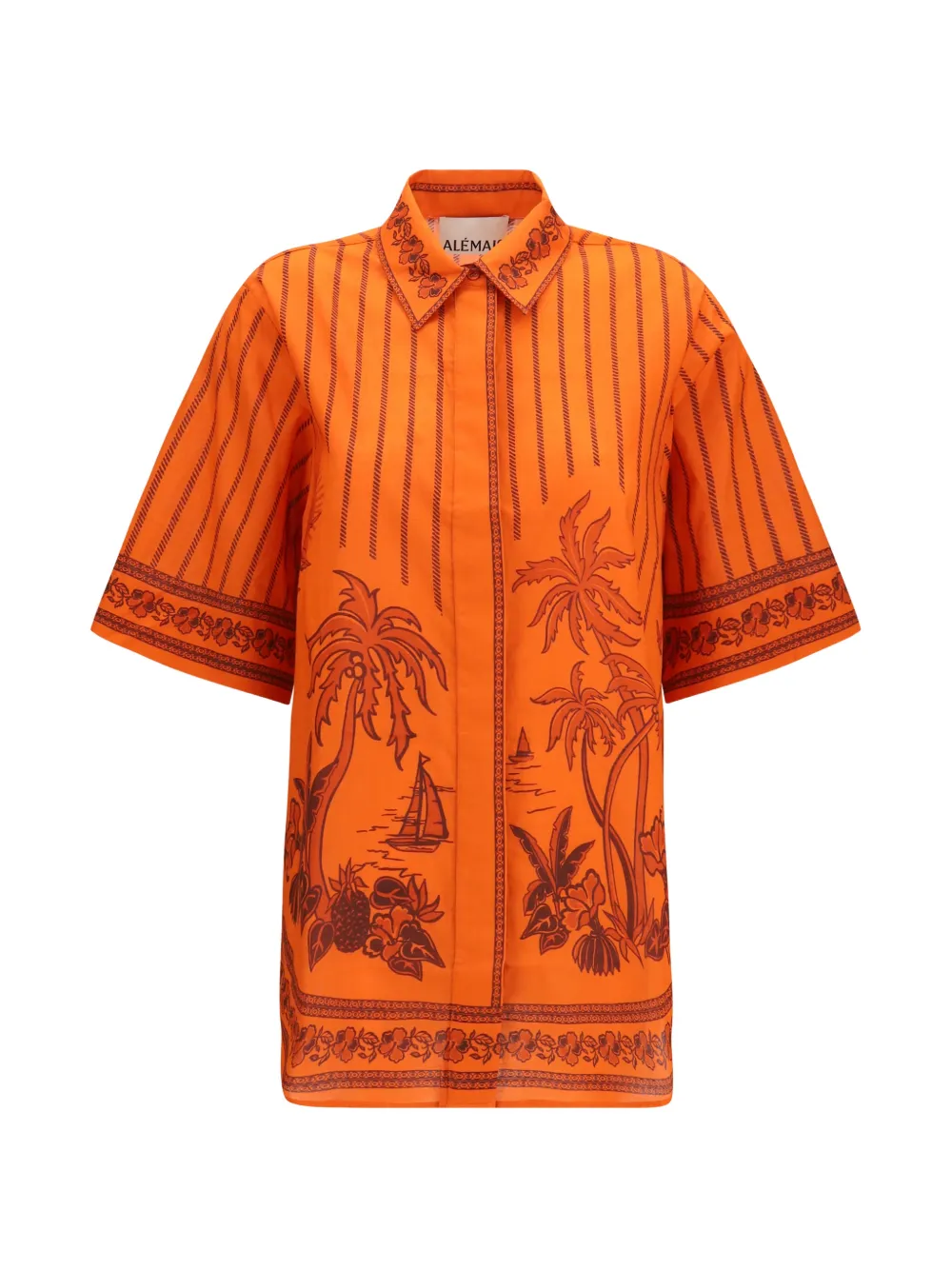 ALEMAIS Boathouse shirt - Orange