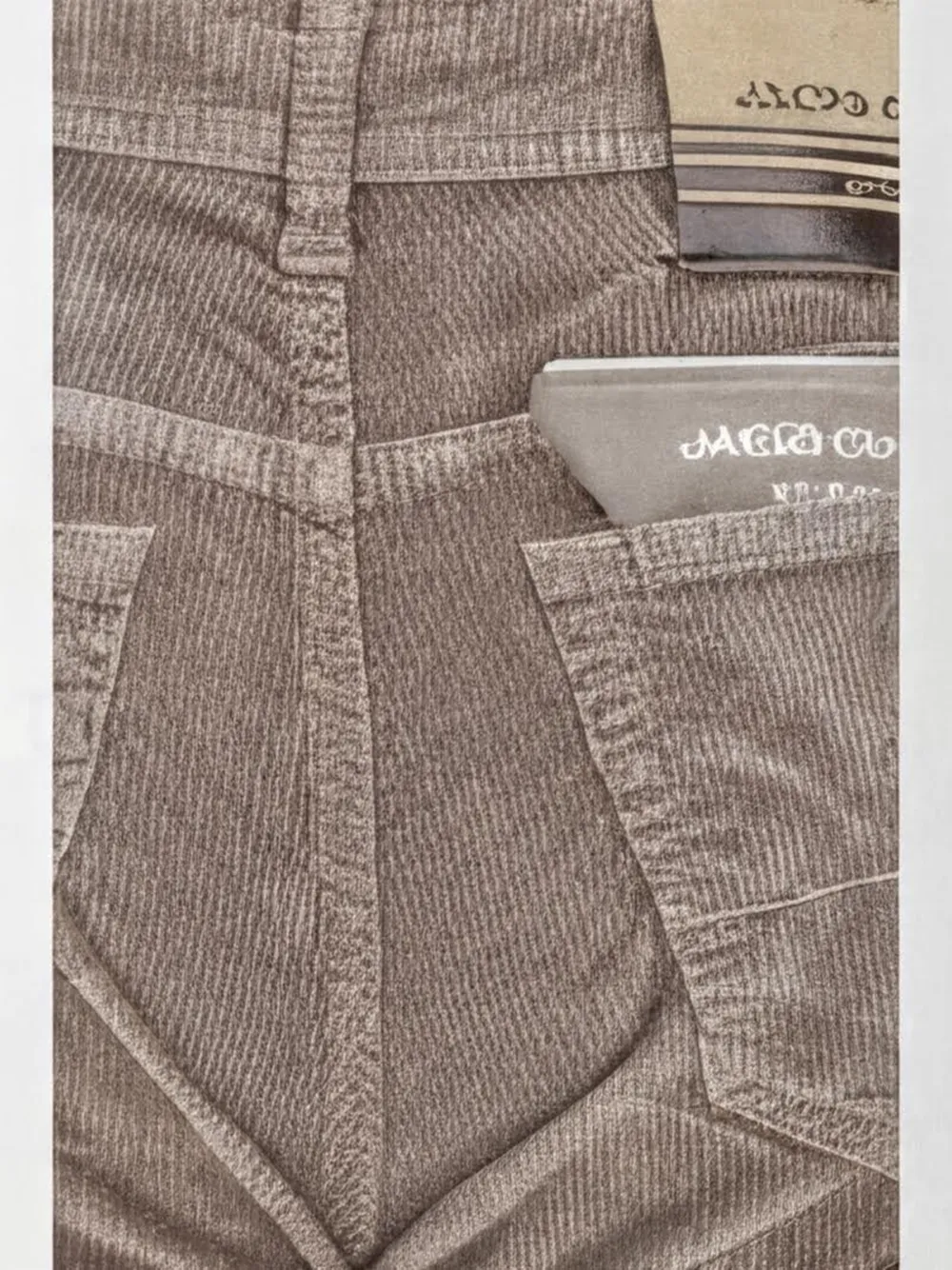 Jacob Cohën Bard ribfluwelen broek Beige