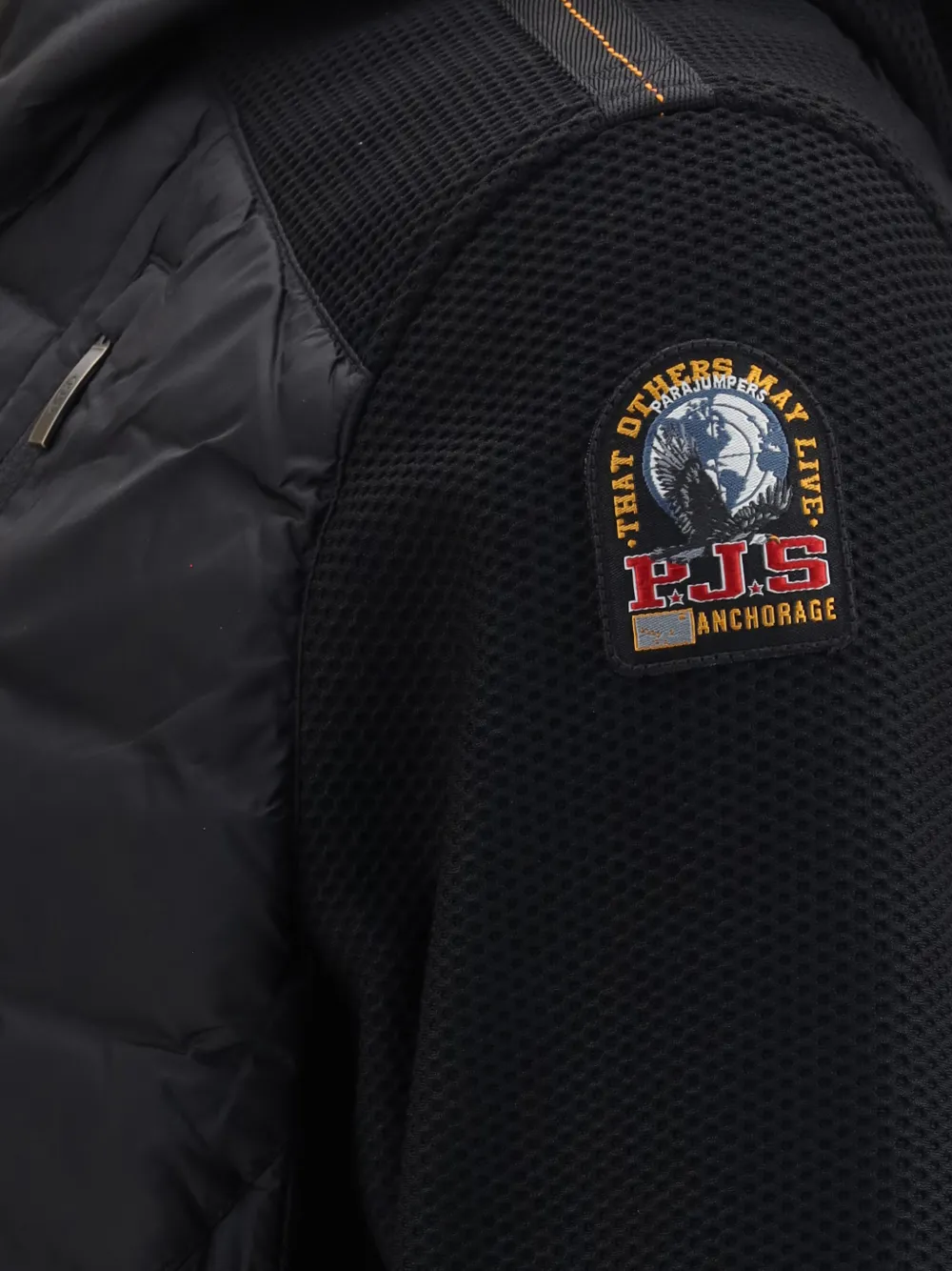 Parajumpers Nolan gewatteerd jack met capuchon Zwart