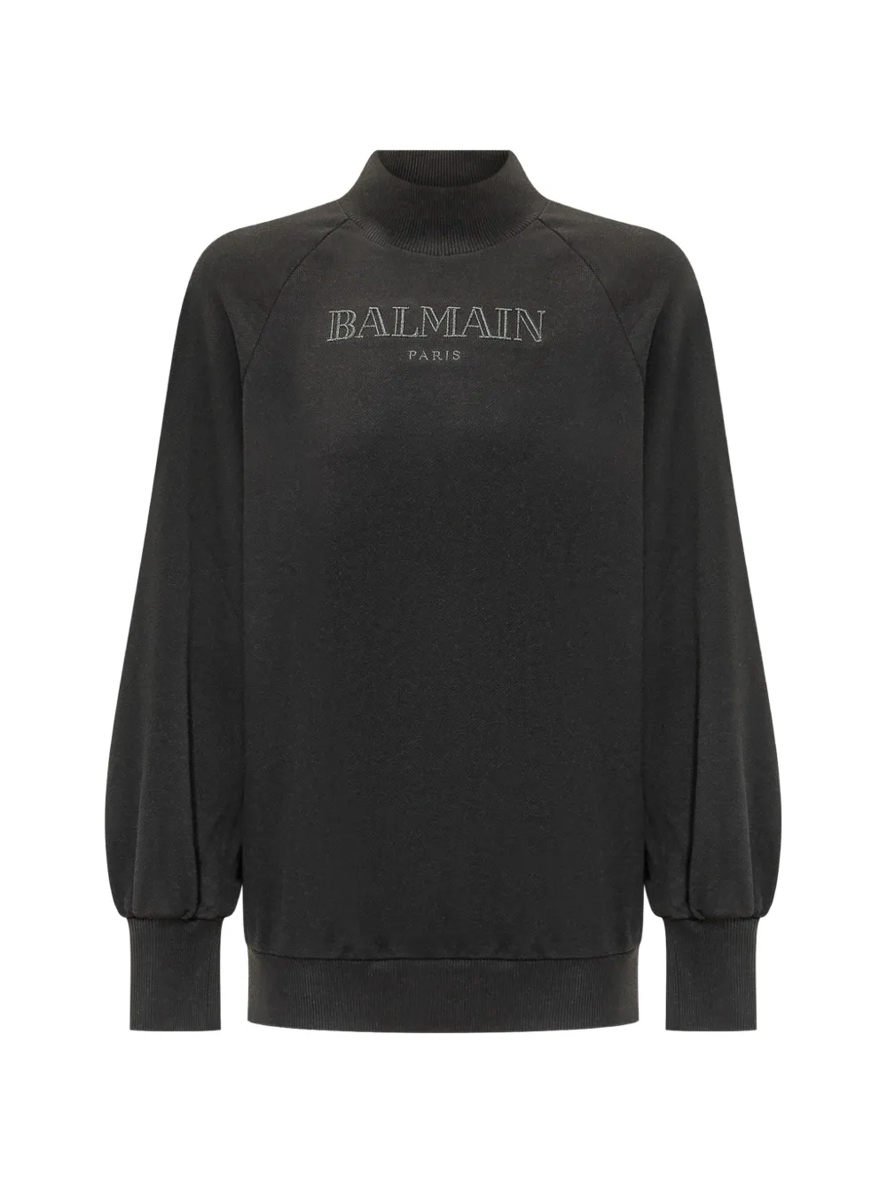 Balmain Kids logo-embroidered sweatshirt - Nero
