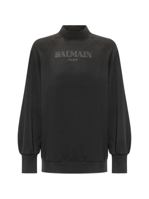 Balmain Kids logo-embroidered sweatshirt