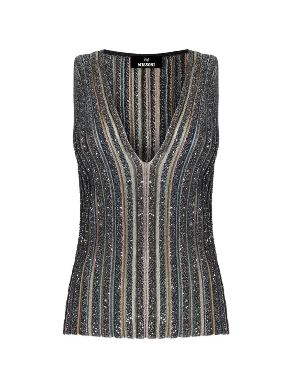 Missoni Top verfraaid met pailletten Bruin