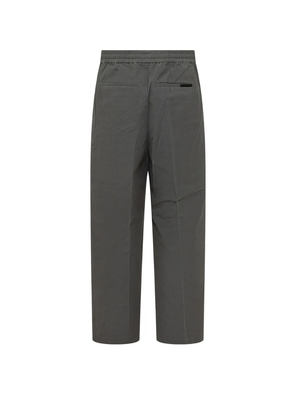 FEAR OF GOD ESSENTIALS Twill katoenen plooibroek met trekkoord Grijs