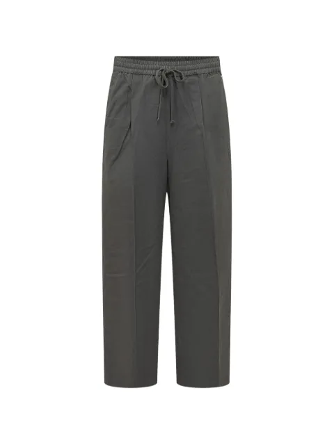 FEAR OF GOD ESSENTIALS cotton twill pleat front drawstring pants