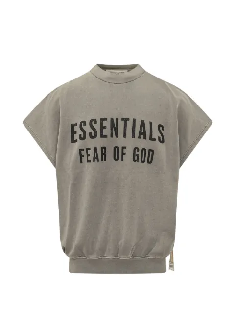 FEAR OF GOD ESSENTIALS Relaxed fleece cutoff sweatshirt