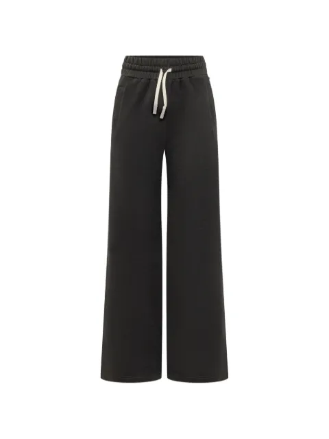 Palm Angels logo-print wide-leg track pants