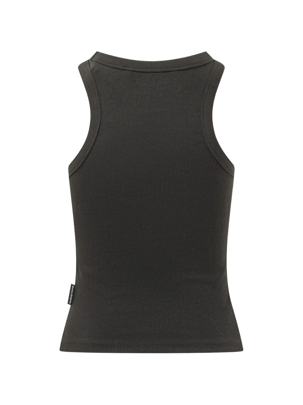 Palm Angels Geribbelde tanktop met logoprint Zwart