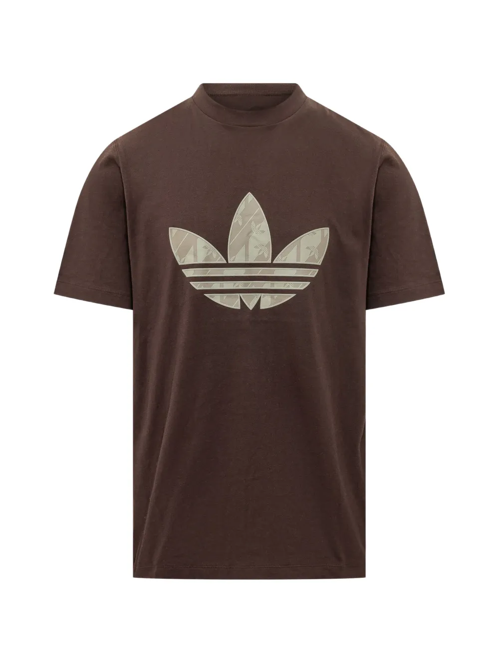 adidas monogram T-shirt - Marrone