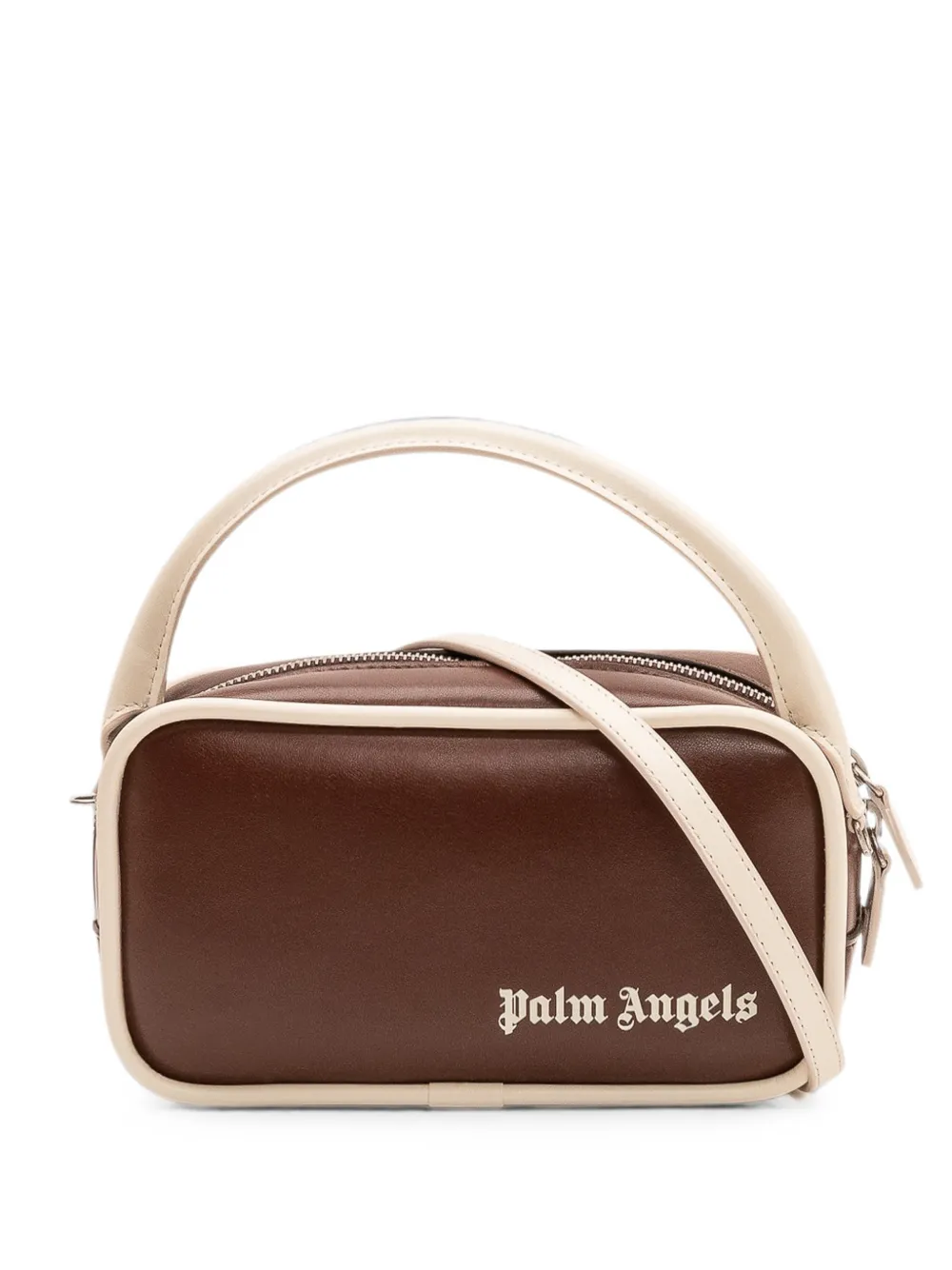 Palm Angels logo crossbody bag - Marrone