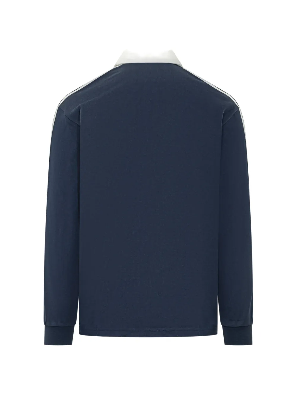 adidas 3-Stripes rugby poloshirt met lange mouwen Blauw