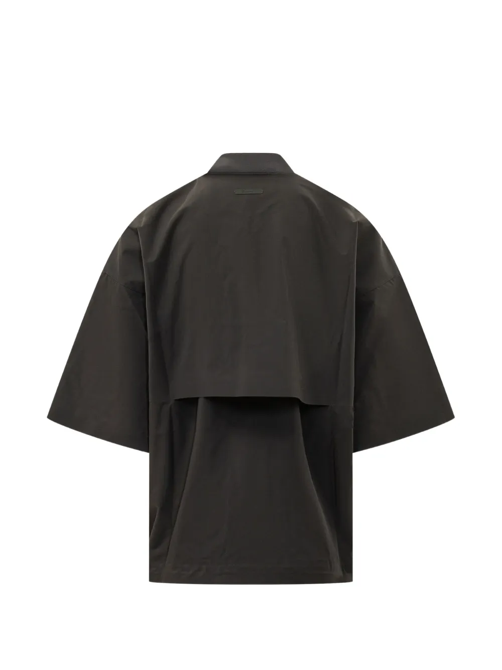 FEAR OF GOD ESSENTIALS Honkbalshirt met halve rits Zwart