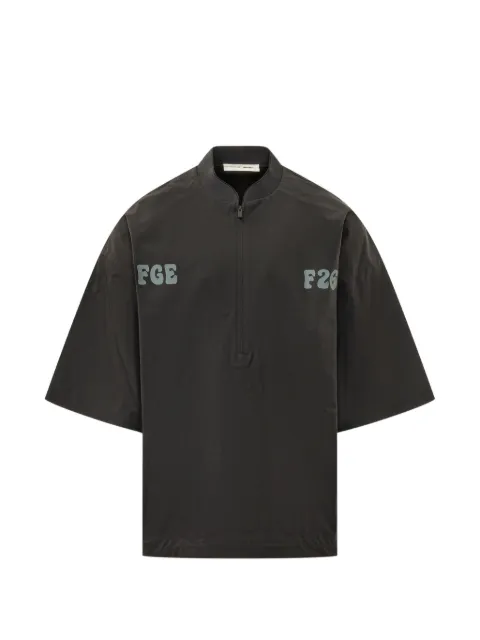 FEAR OF GOD ESSENTIALS half-zip baseball shirt