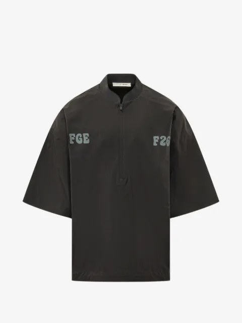 FEAR OF GOD ESSENTIALS half-zip baseball shirt