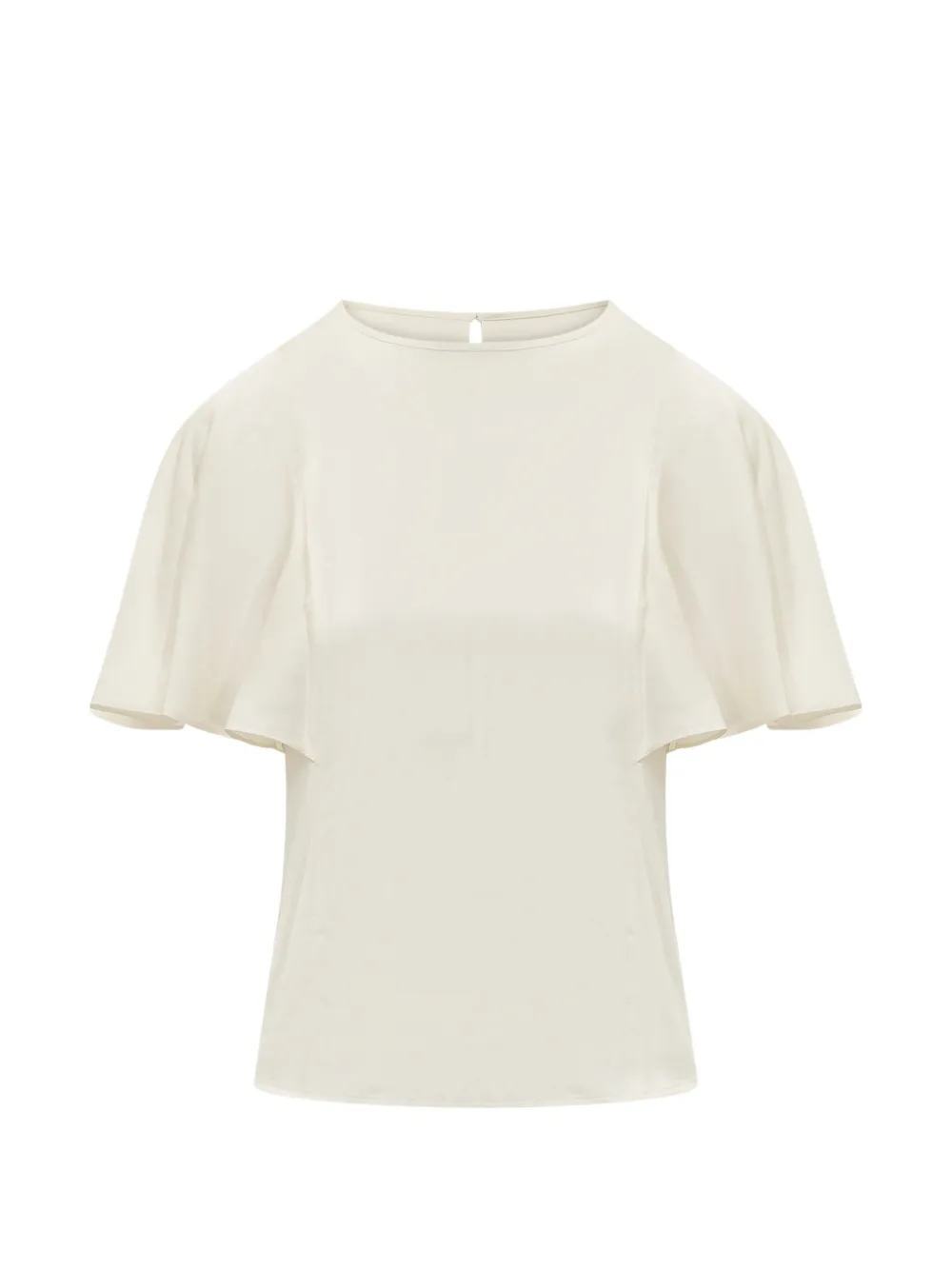 Michael Kors cape-sleeve top Beige