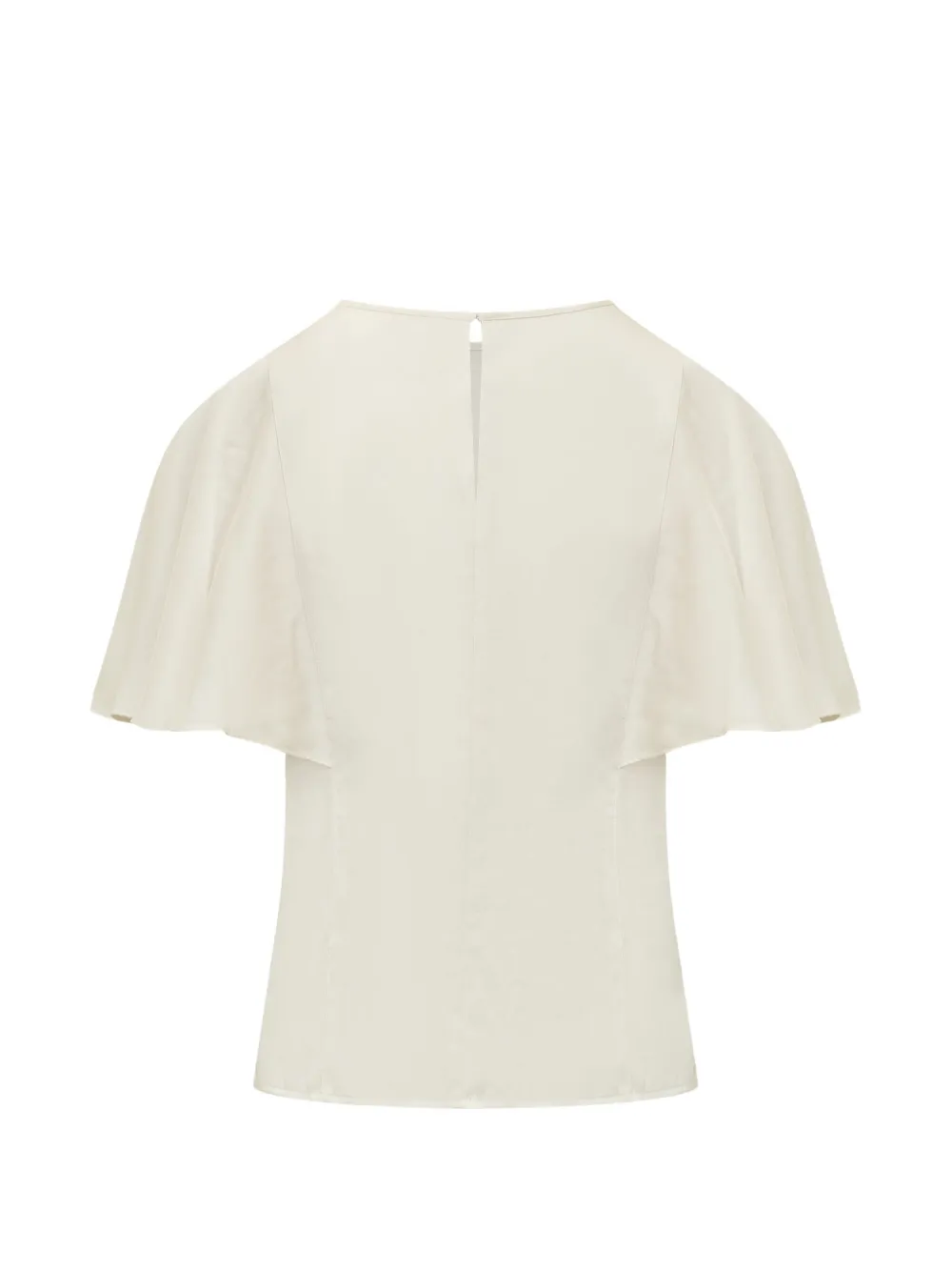 Michael Kors cape-sleeve top Beige