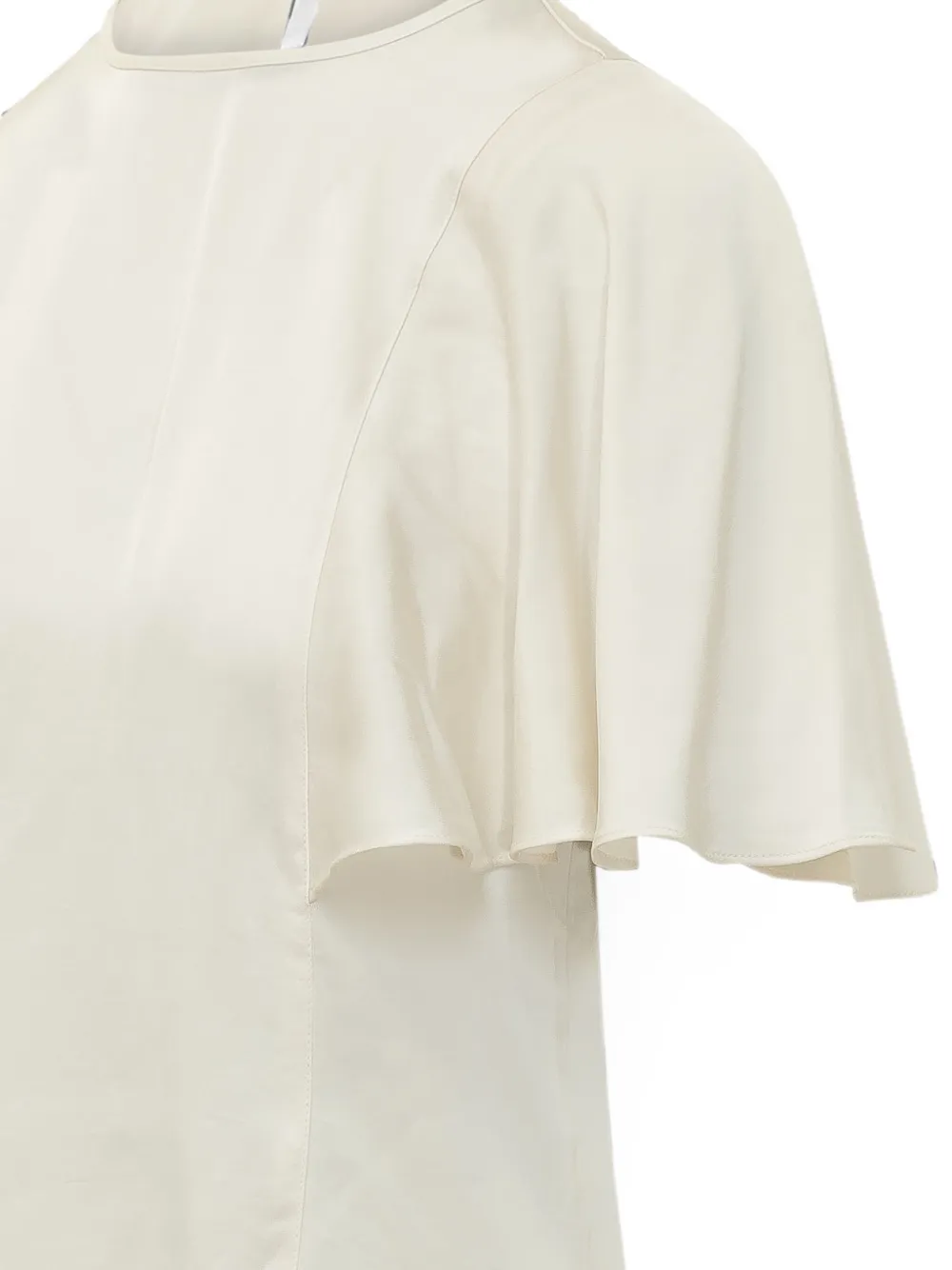 Michael Kors cape-sleeve top Beige