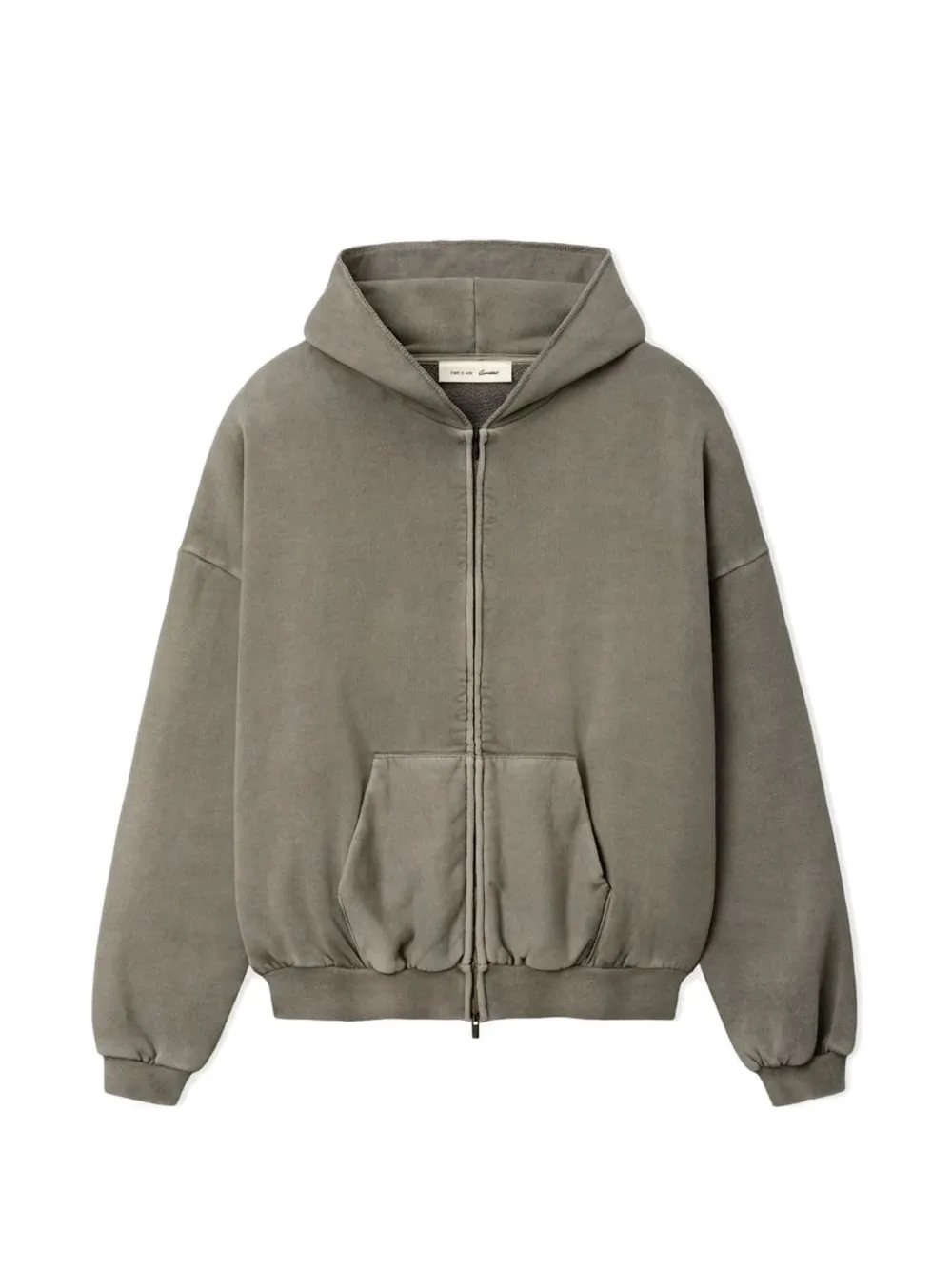 FEAR OF GOD ESSENTIALS 90s zip-up hoodie - Grigio