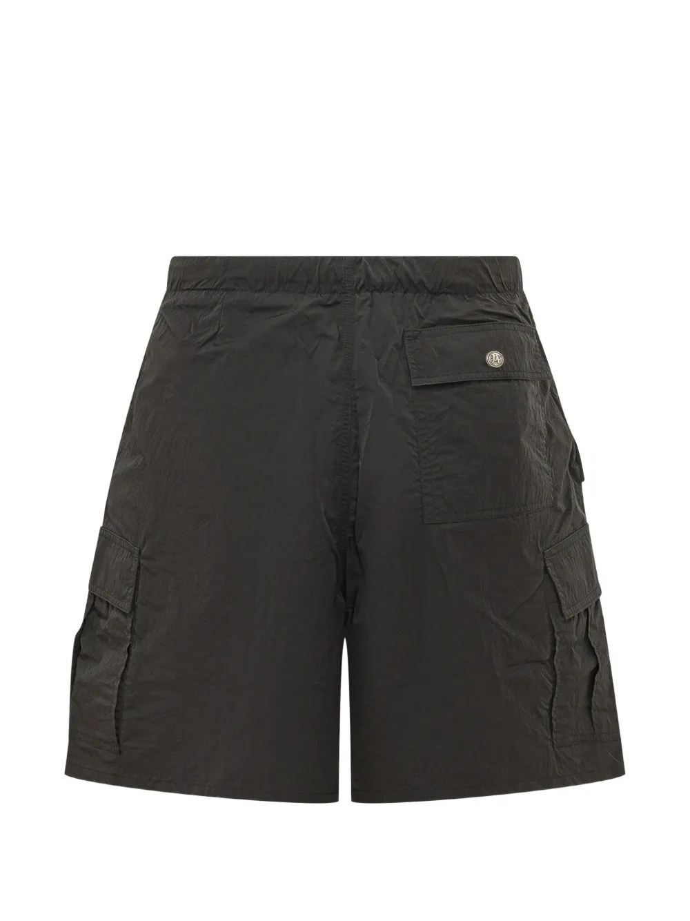 Palm Angels Palm Type ruimvallende cargo shorts Zwart