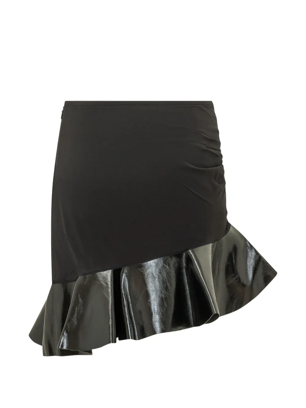 IRO Fadela mini-rok met ruches en ruches Zwart