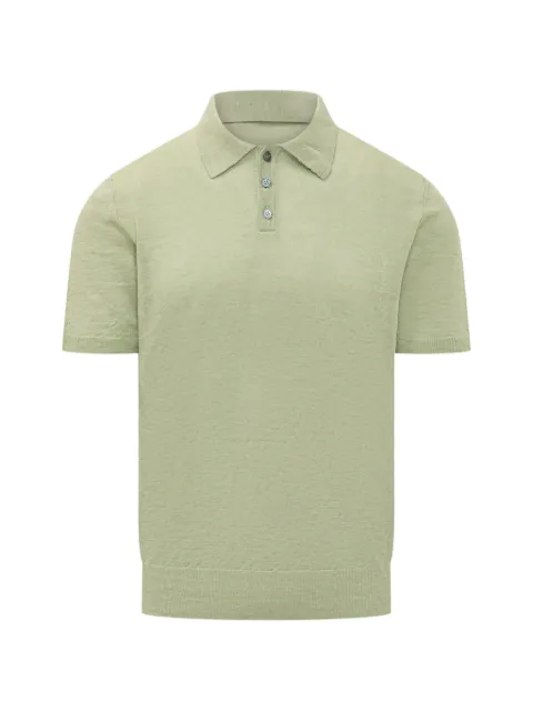 AMARANTO  short-sleeve knit polo shirt