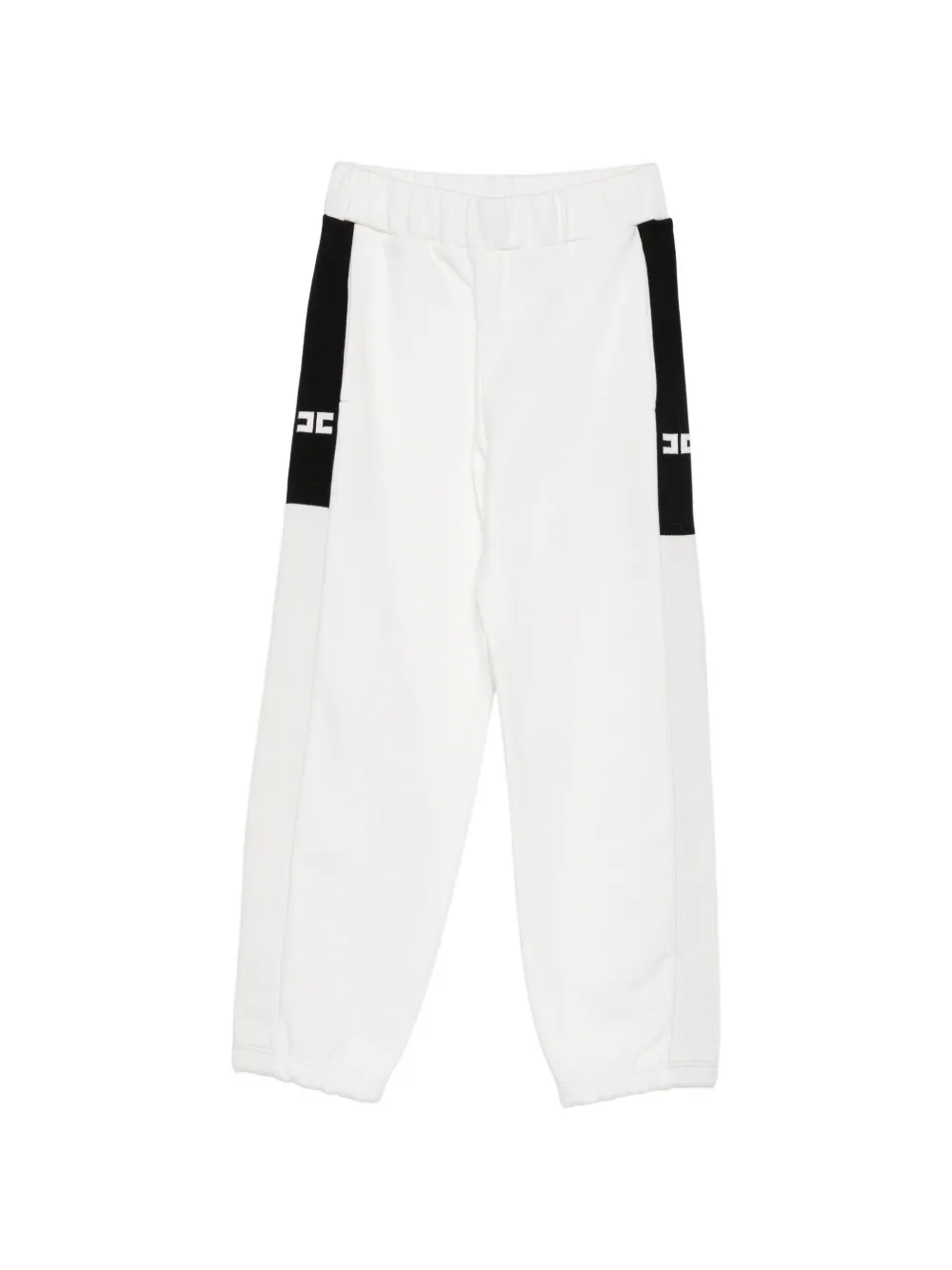 Elisabetta Franchi La Mia Bambina logo-print track pants - Bianco