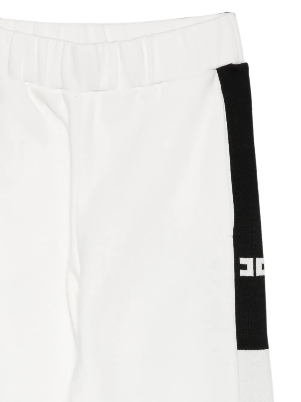 Elisabetta Franchi La Mia Bambina Trainingsbroek met logoprint Wit