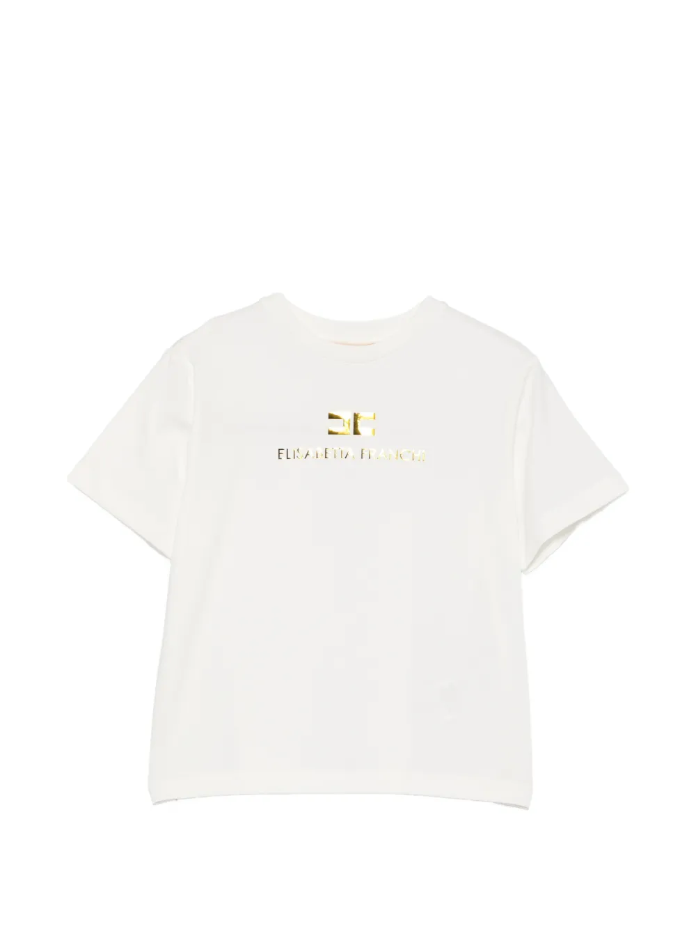 Elisabetta Franchi La Mia Bambina logo-print T-shirt - Bianco