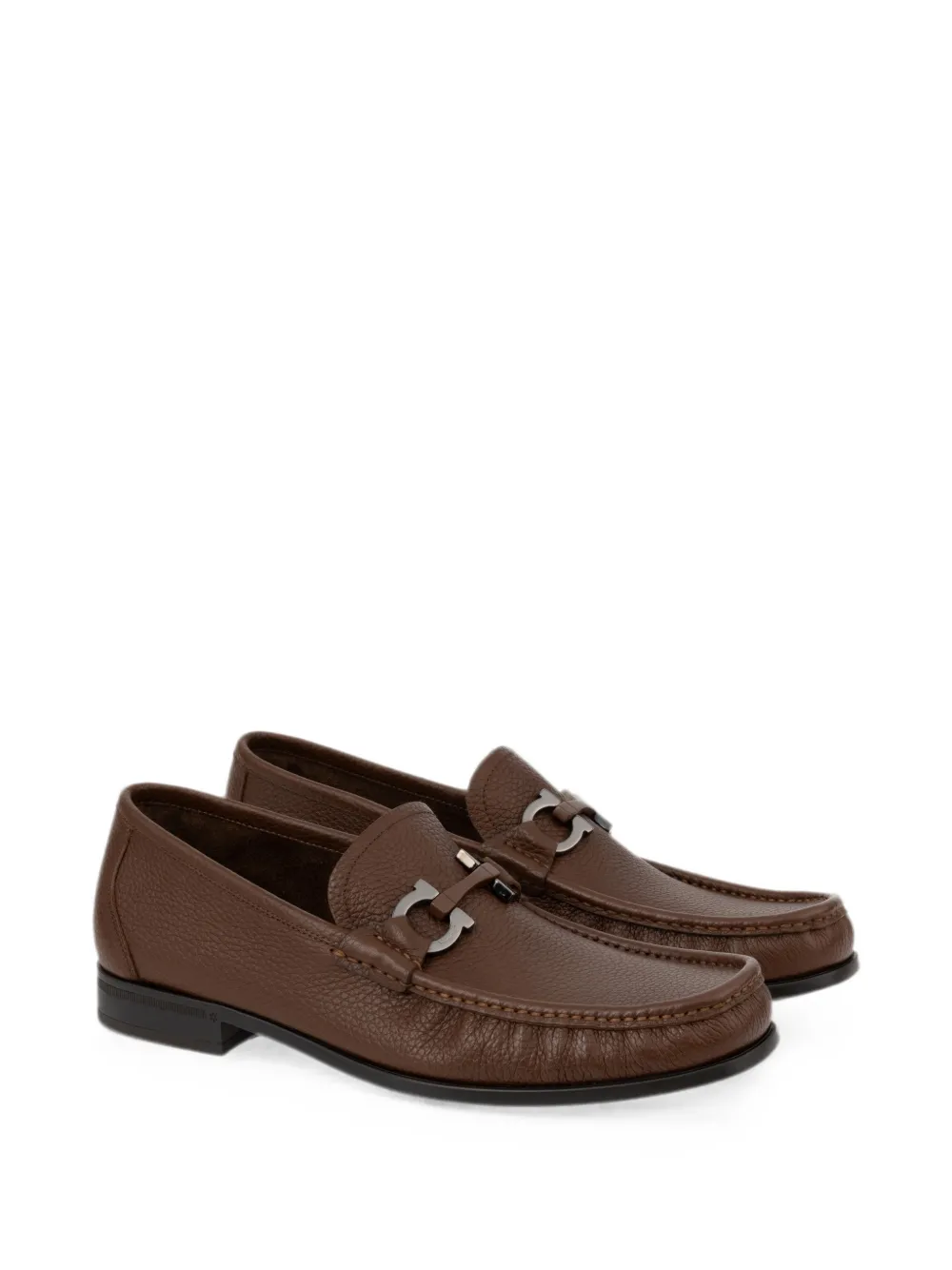 Ferragamo Gancini Ornament loafers Bruin