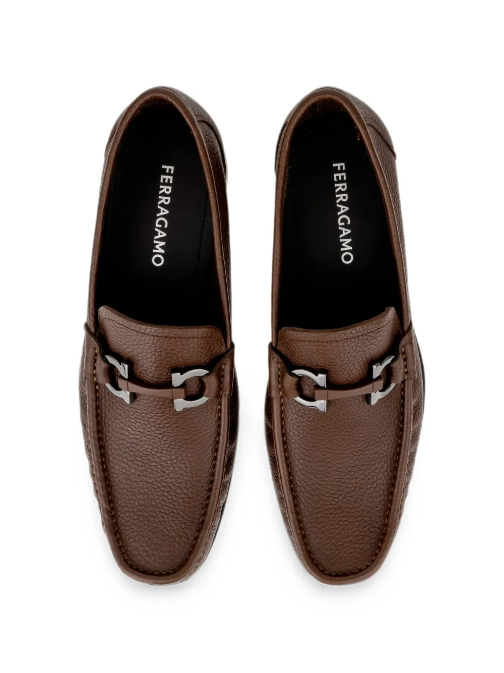Ferragamo Gancini Ornament loafers Bruin