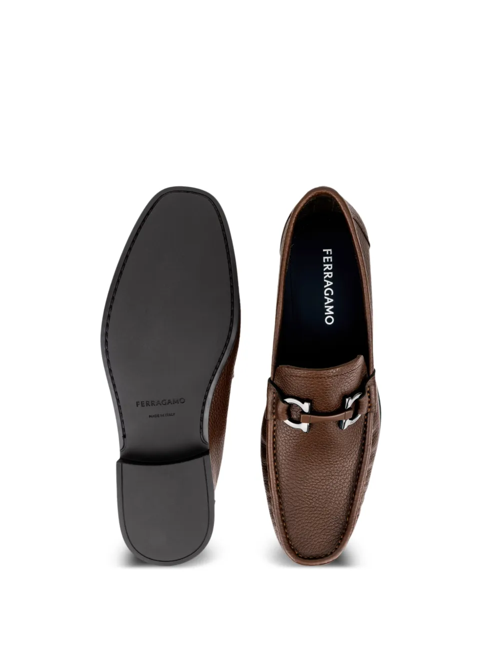 Ferragamo Gancini Ornament loafers Bruin