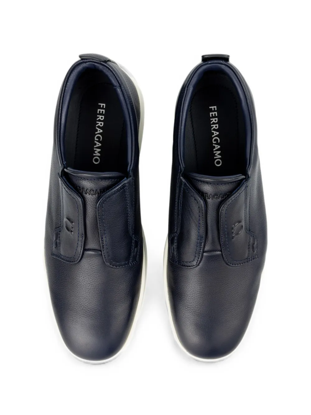 Ferragamo Derby slip-on schoenen Blauw