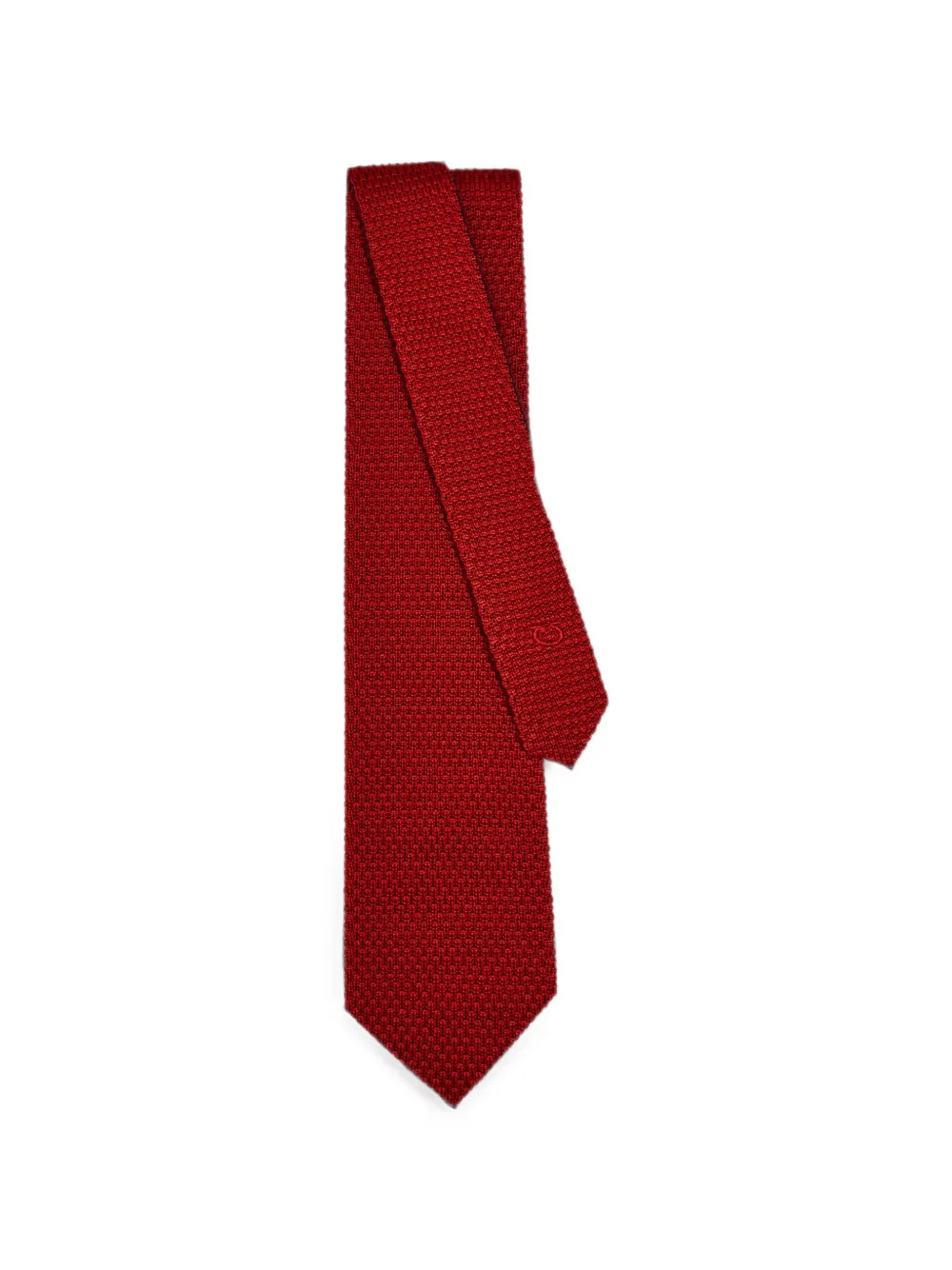 Ferragamo Silk and cashmere tie - Infinite Inspirations - Rot