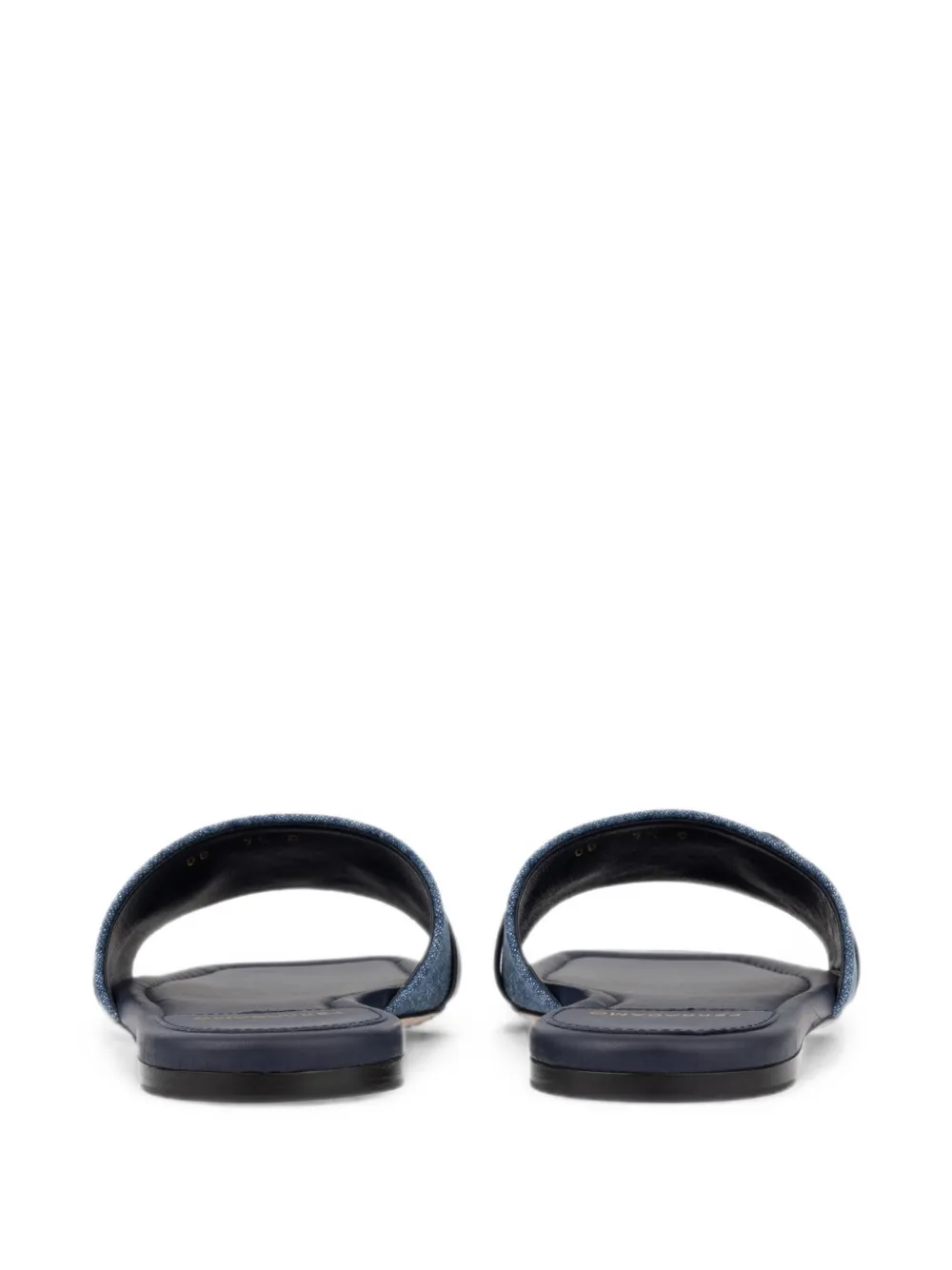 Ferragamo Gancini ornament slides Blauw