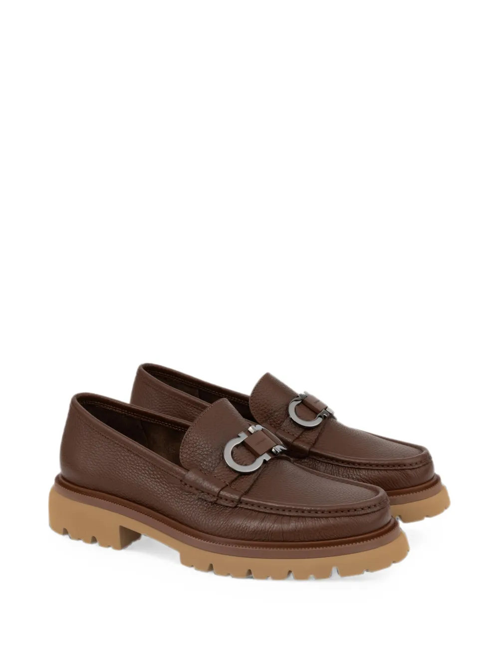 Ferragamo Gancini ornament loafers Bruin