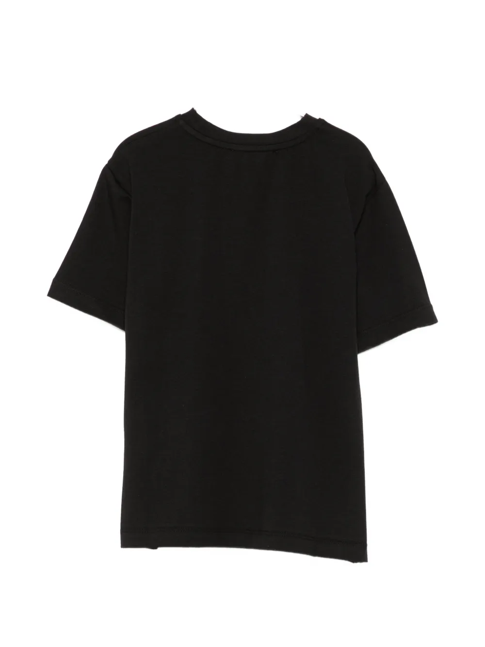 Elisabetta Franchi La Mia Bambina T-shirt met logoprint Zwart