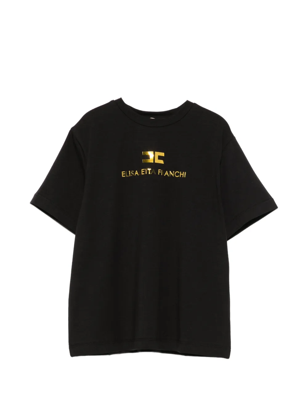 Elisabetta Franchi La Mia Bambina logo-print T-shirt - Nero